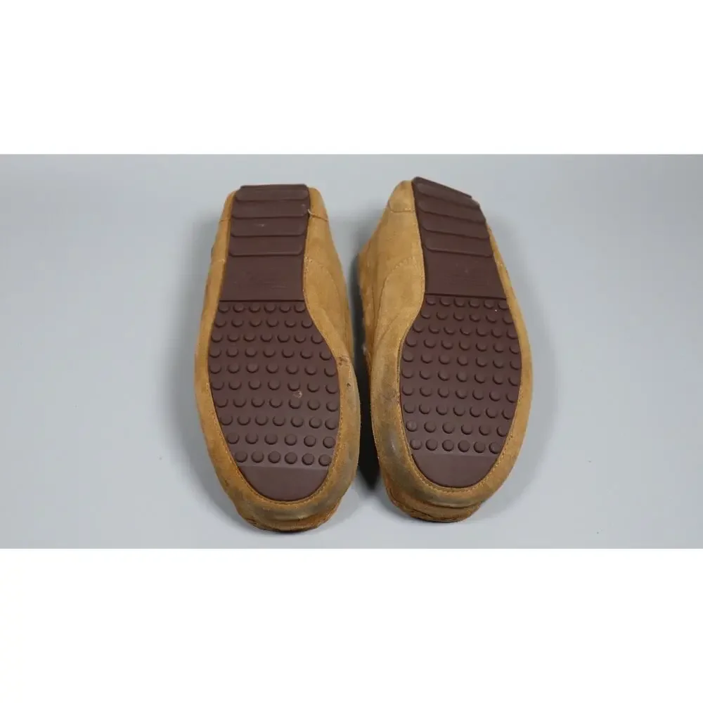 Fireside By Dearfoams Men Melbourne Genuine Shearling Moccasin Slippers Size 11